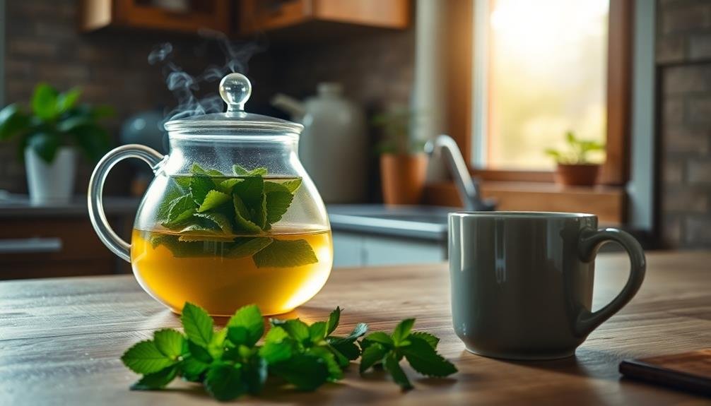 cooling minty beverage blend