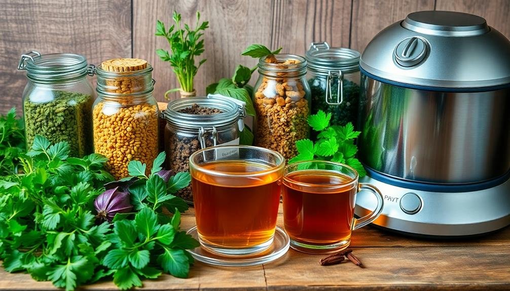 crafting custom herbal infusions