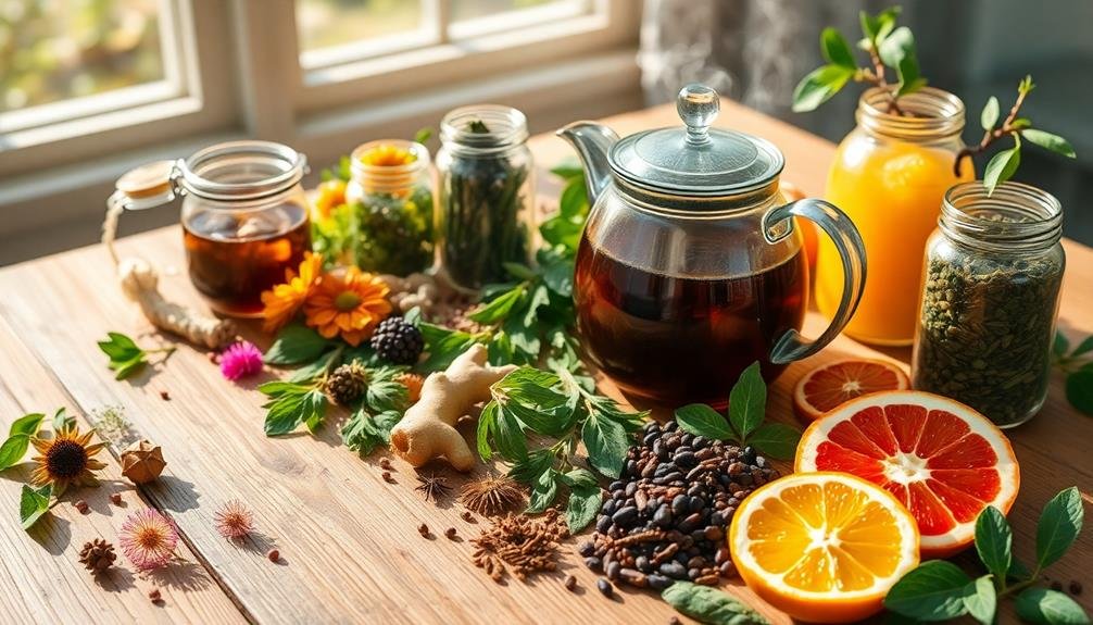 crafting custom herbal mixture
