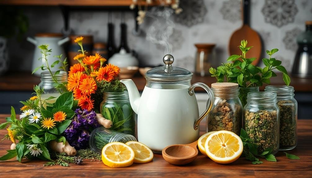 crafting herbal tea blends