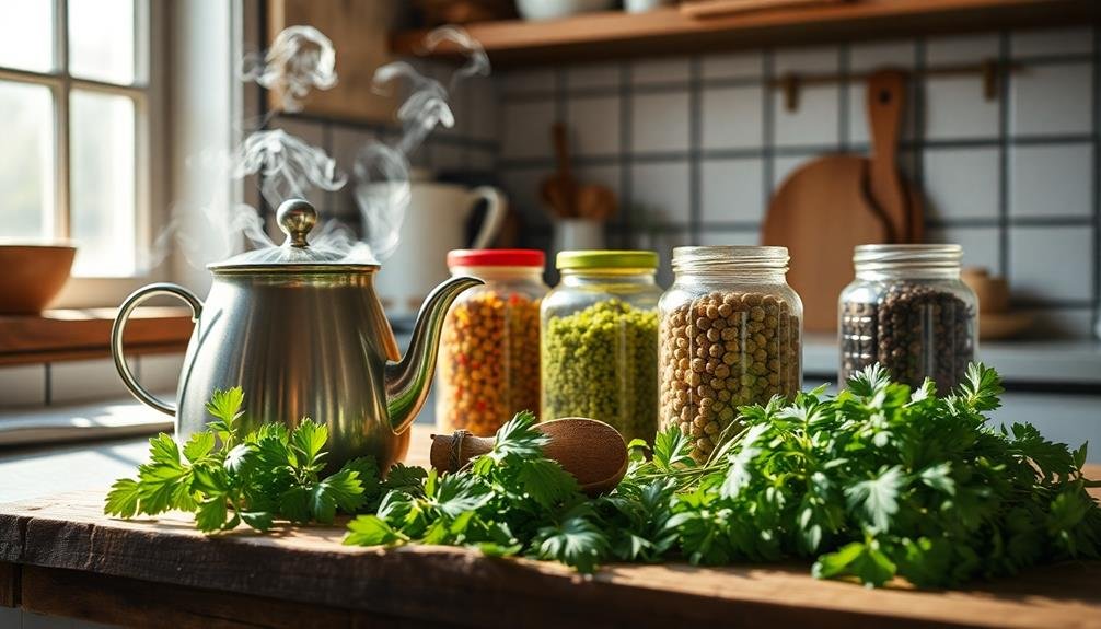 crafting herbal tea blends