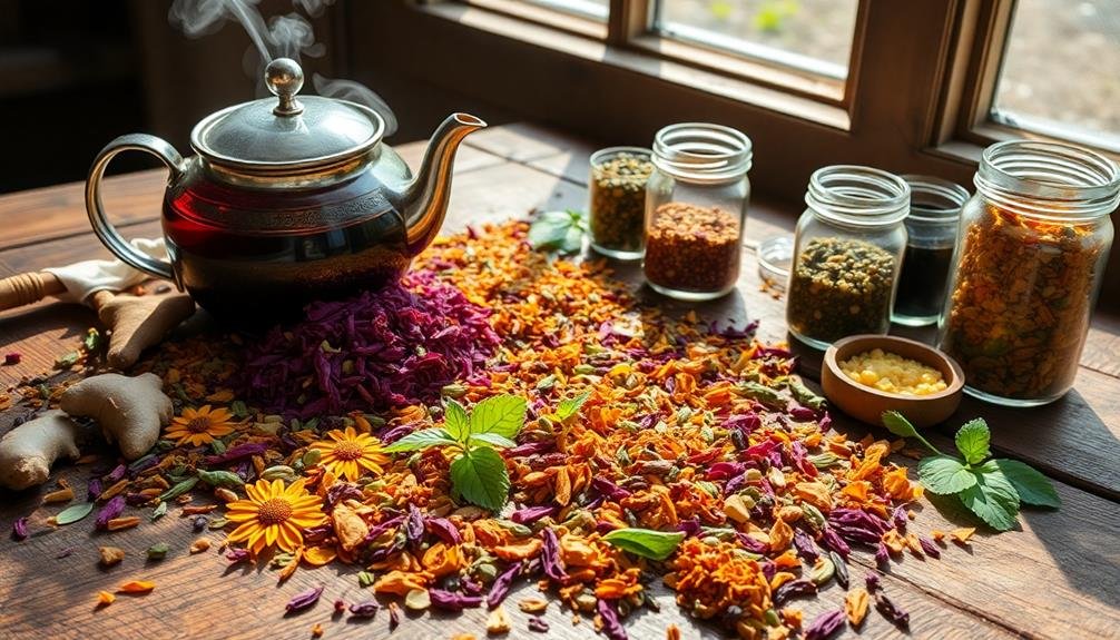 crafting your herbal mixture