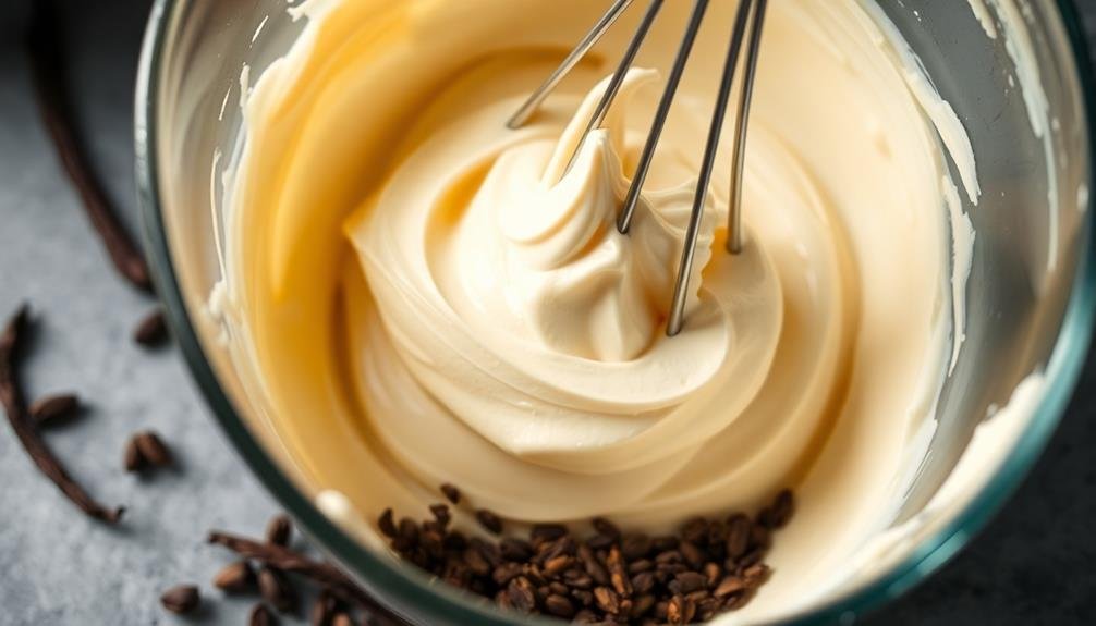 creating frosting mixture base