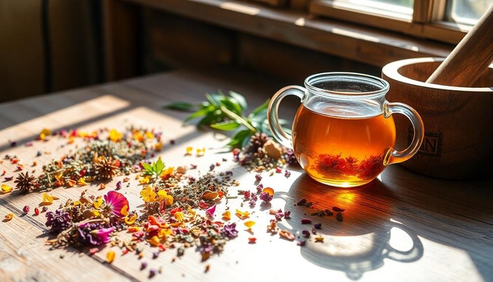 custom herbal tea blending