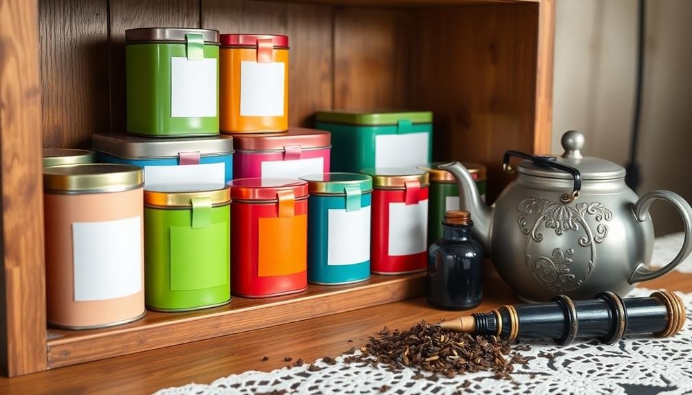 customizable tea label templates