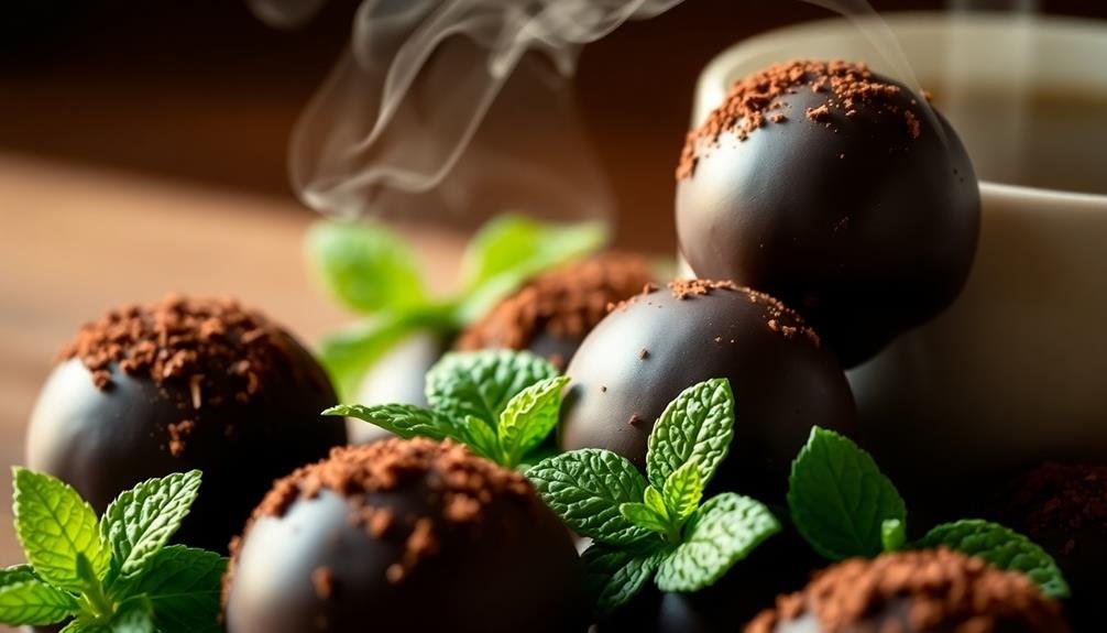 decadent peppermint truffle recipes