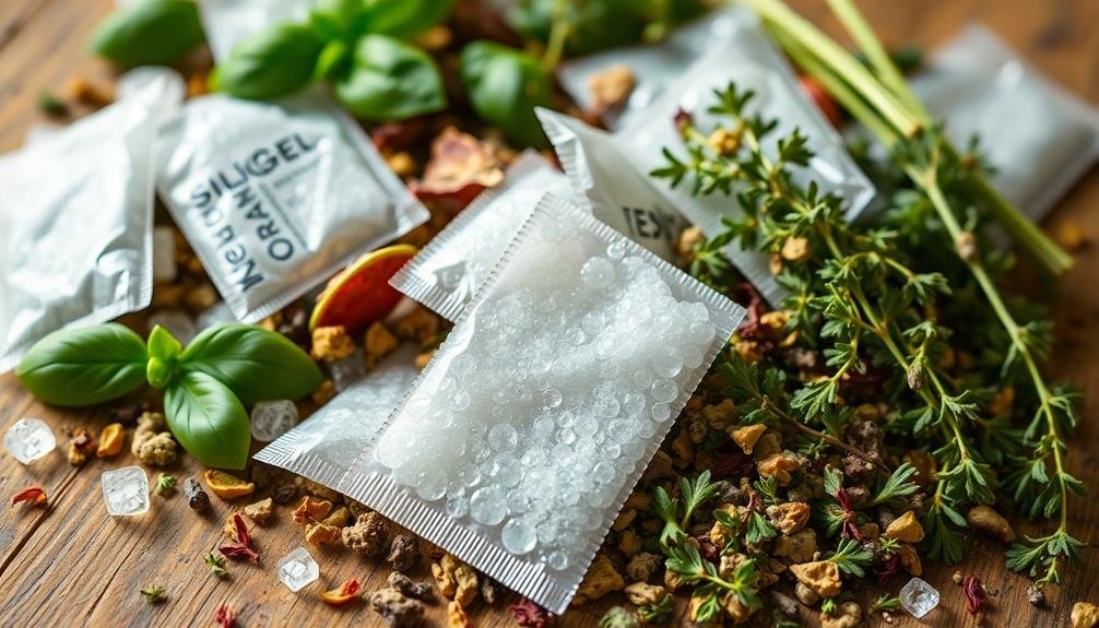 desiccant moisture absorbing beads