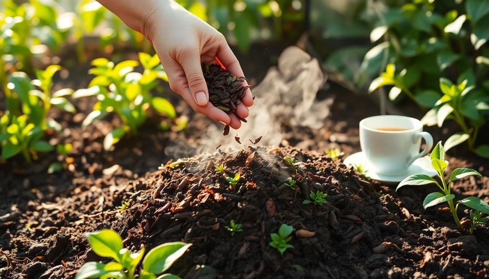 eco friendly tea leaf composting