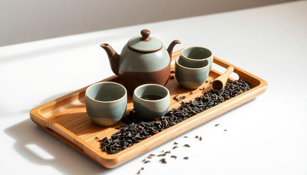elegant natural tea tools