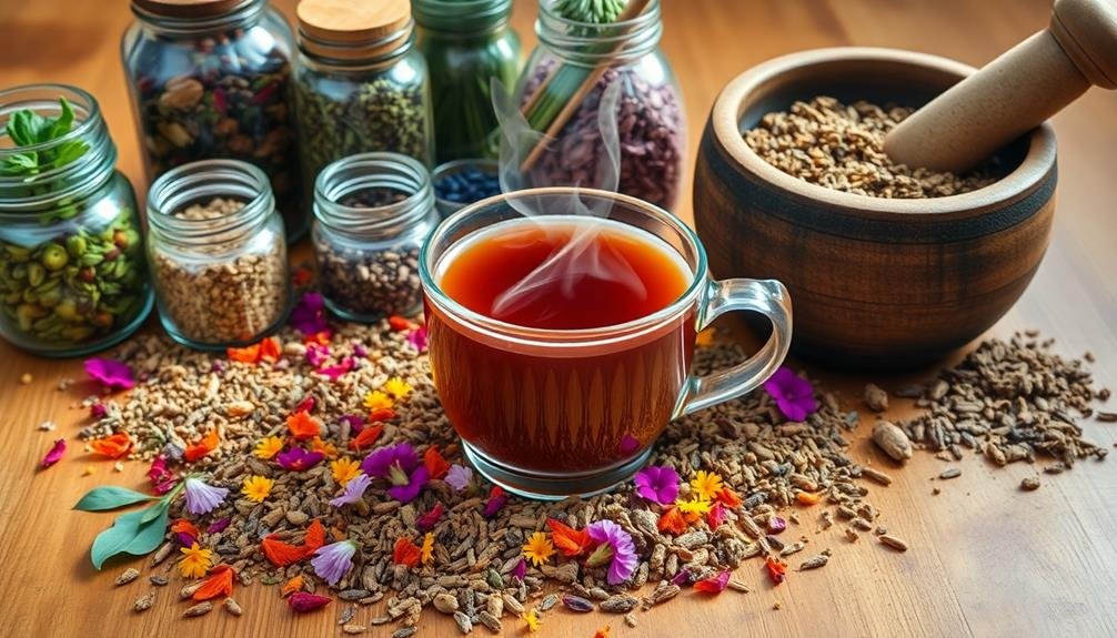 enhance tea with herbs