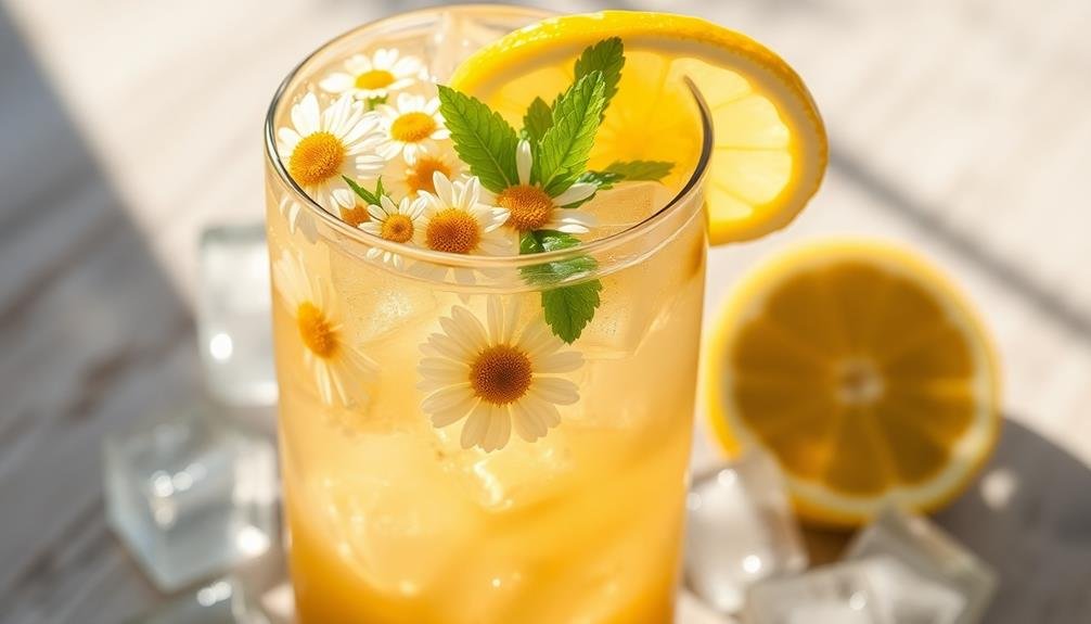 enhancing iced tea presentation