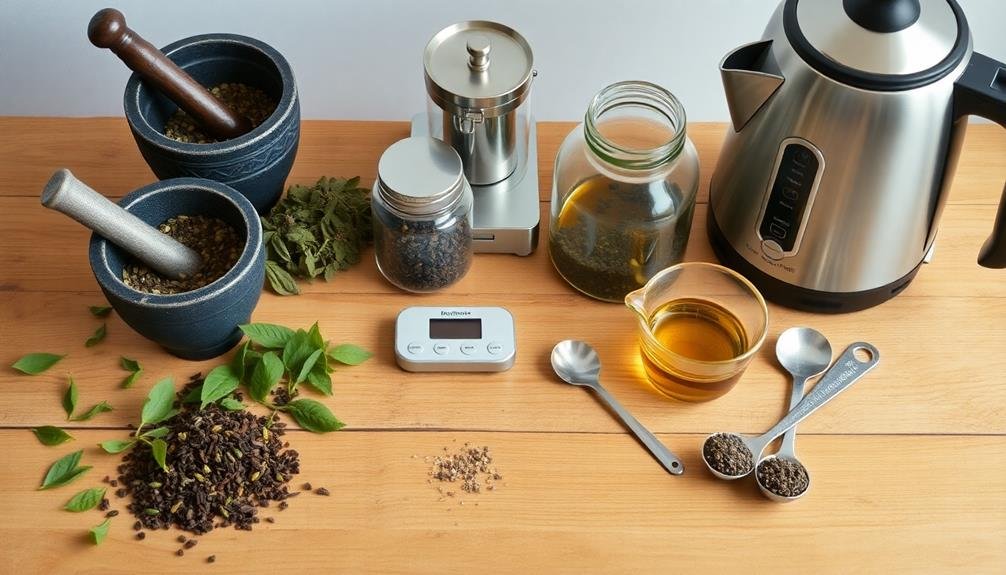essential tools for tea blending