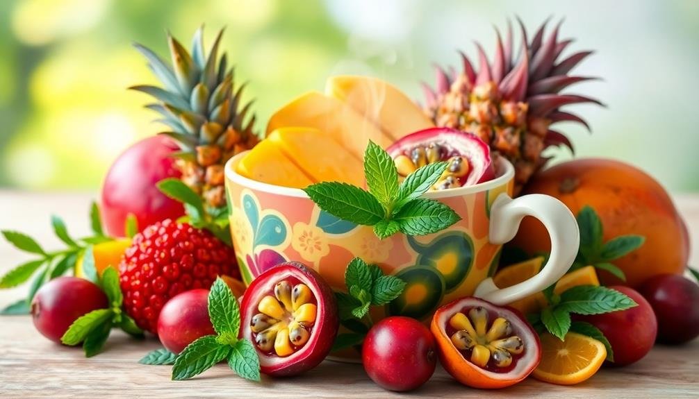 exotic infused herbal beverages