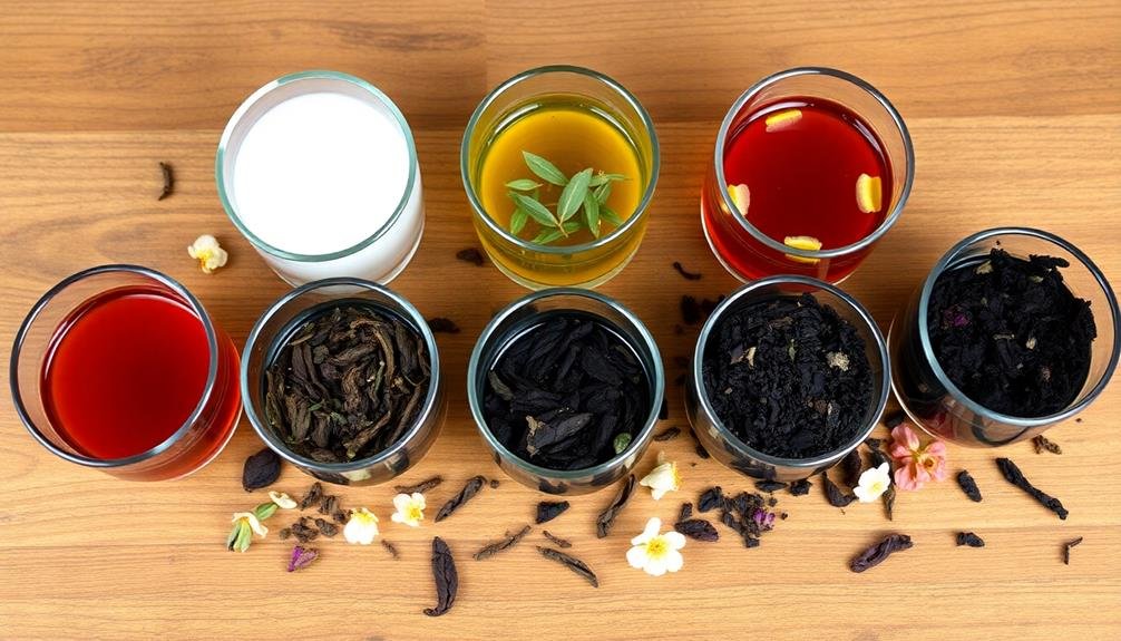 exploring different tea varieties