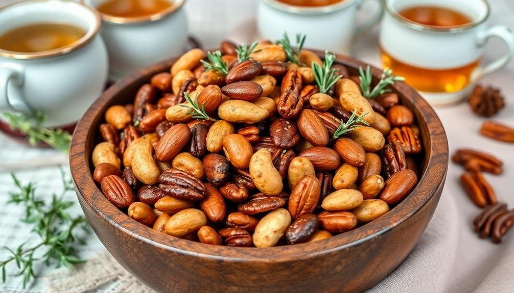 flavorful mixed nut snack