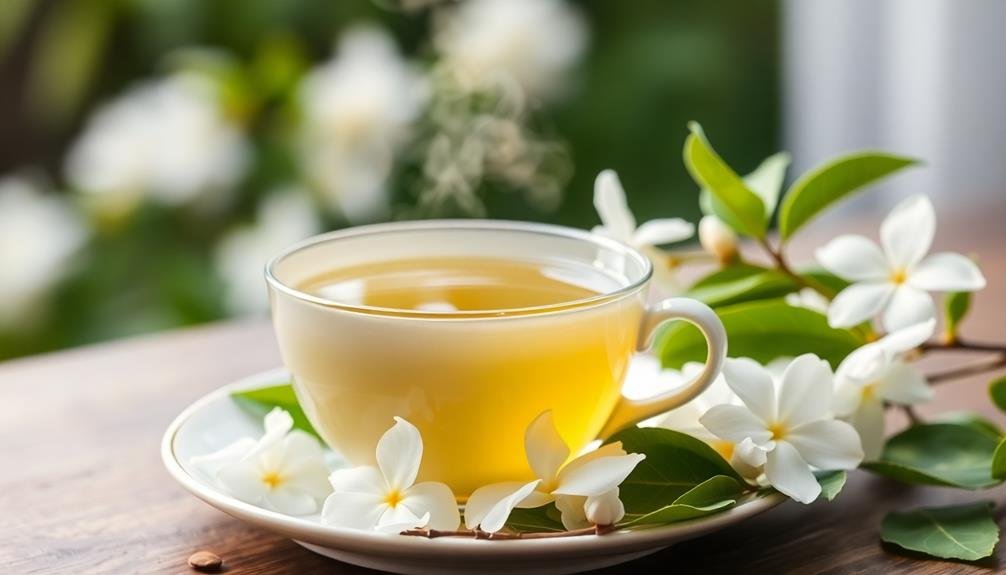 floral green tea blend