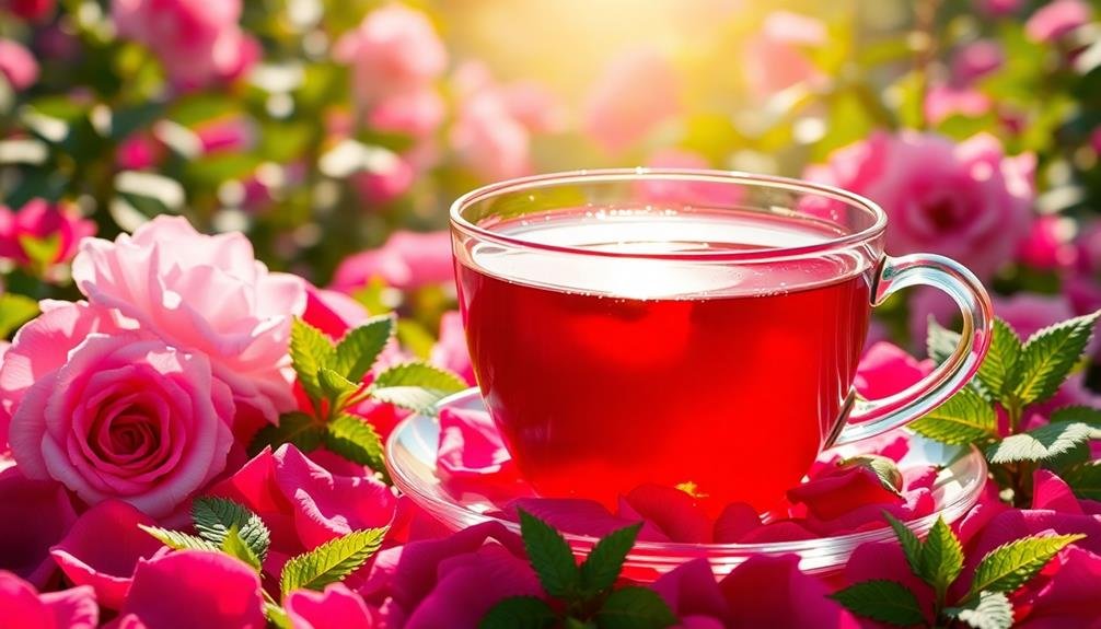floral infusion beverage blend