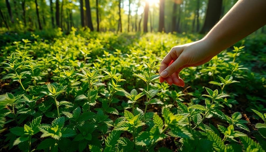 forage wild mint tea