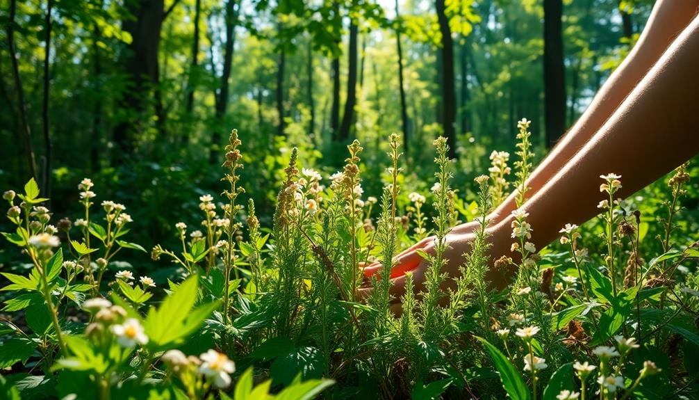 foraging edible wild plants