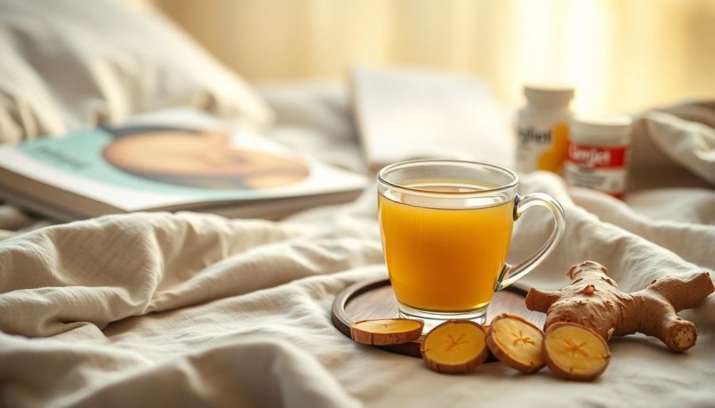 ginger tea relieves nausea
