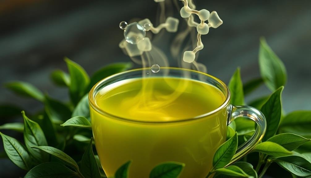 green tea enhances collagen production
