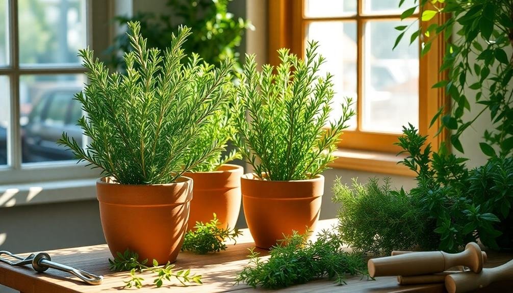 hardy indoor herb rosemary