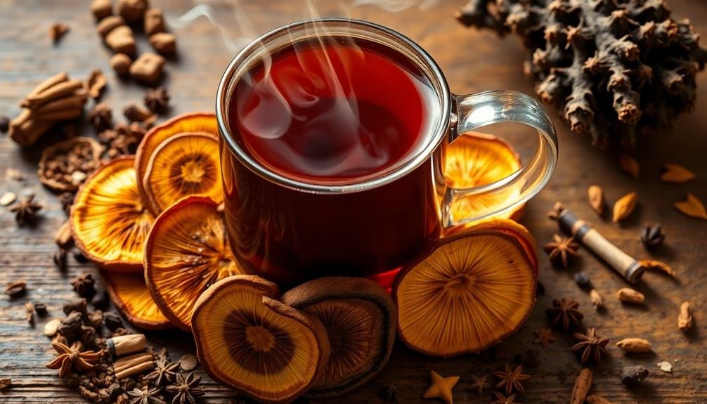 healing herbal mushroom blend