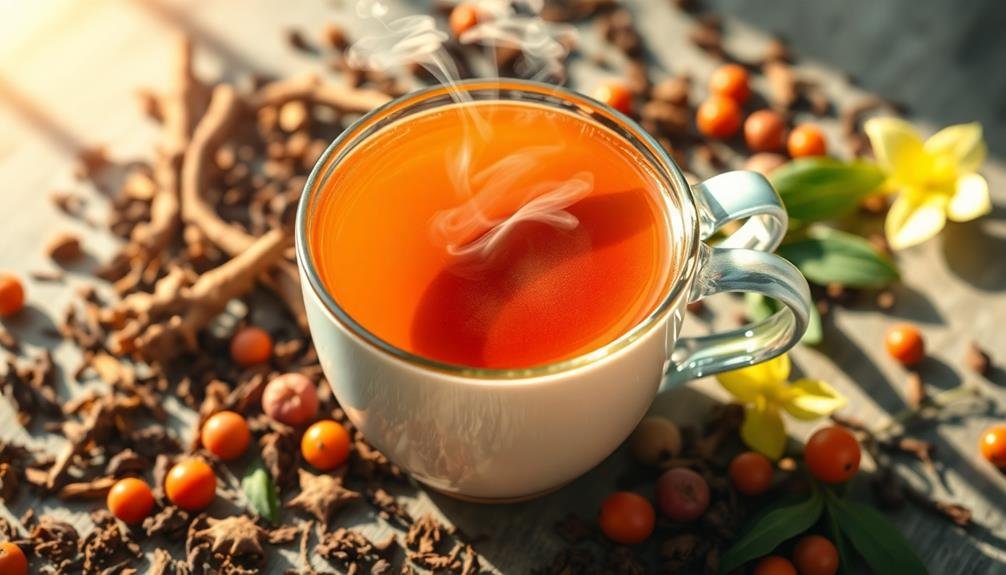 healthy herbal tea infusions