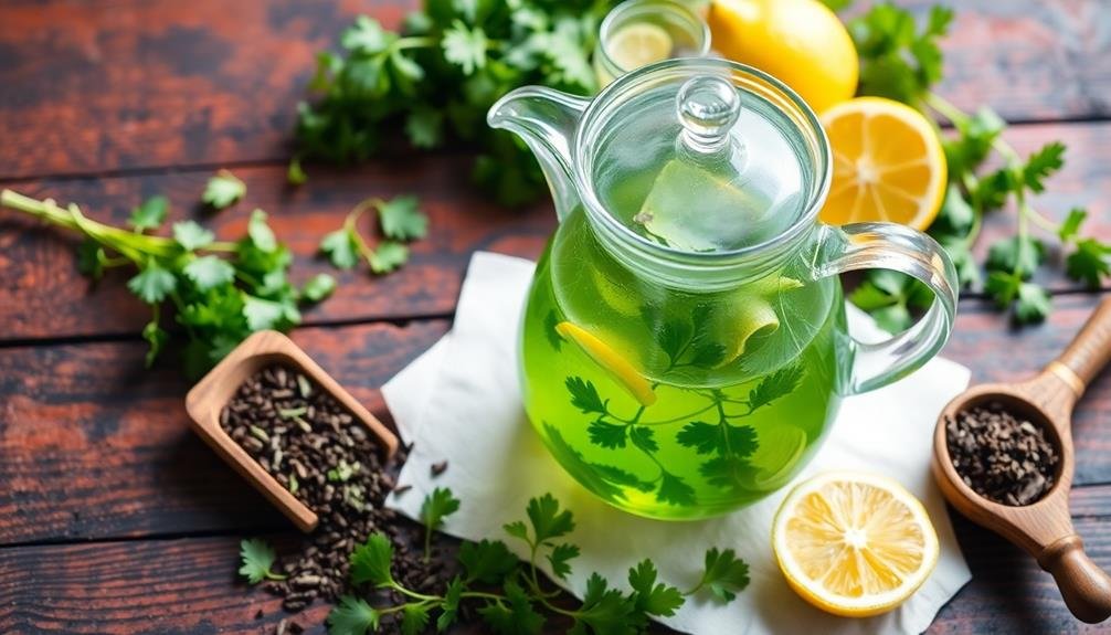 herb combination cilantro parsley