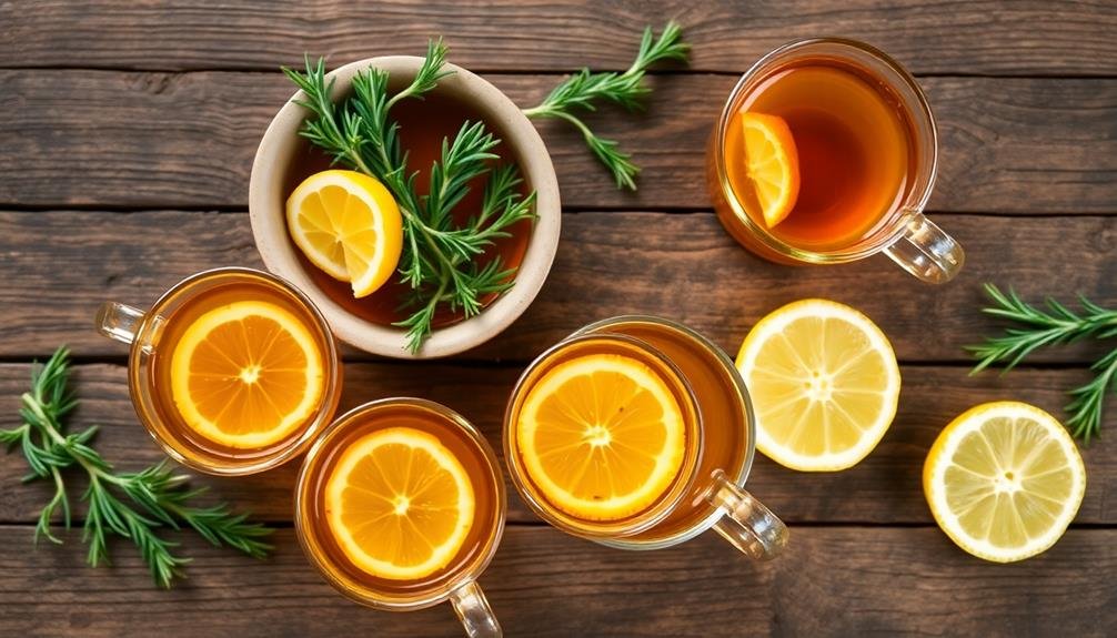 herb infused citrus mixture