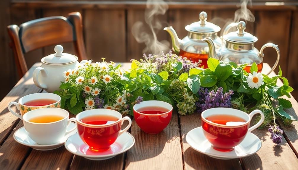 herb selection for teas
