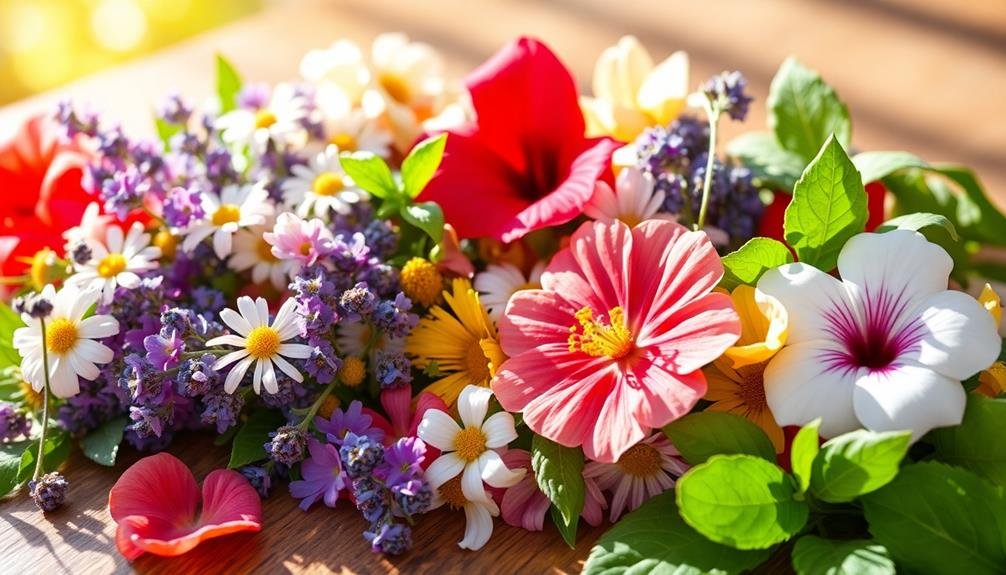 herbal benefits of flowers