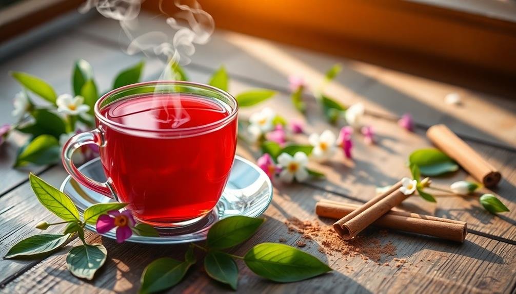 herbal caffeine free beverage