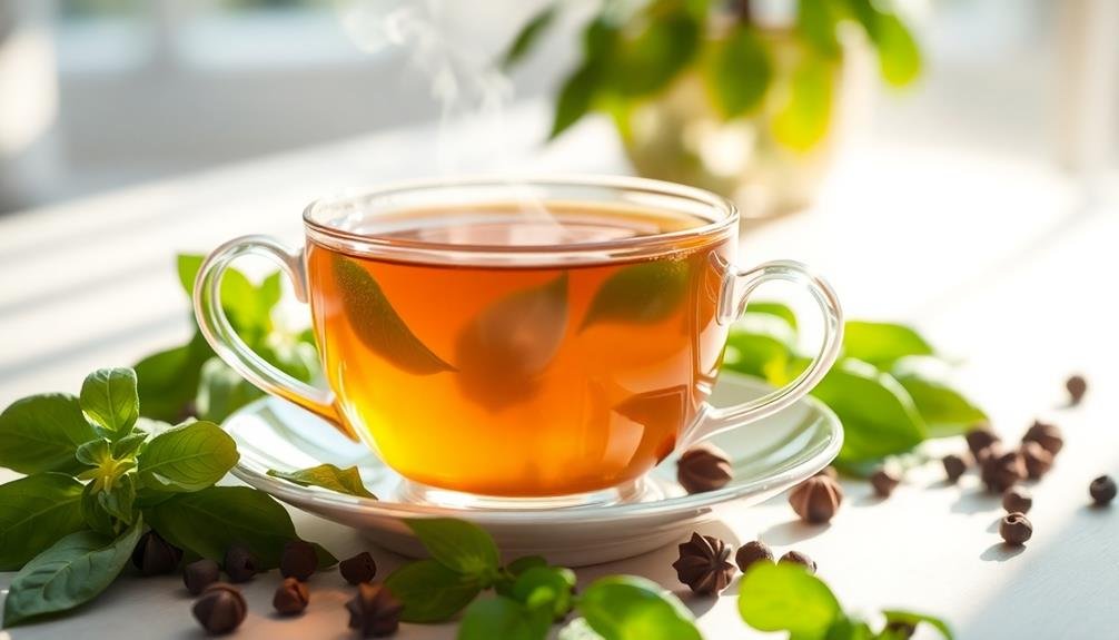 herbal infusion basil clove