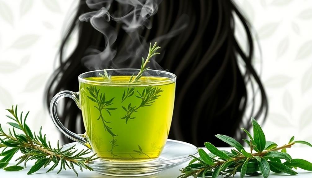 herbal infusion green rosemary