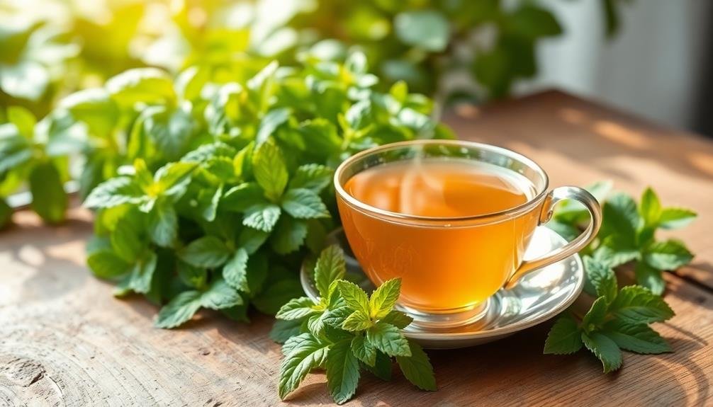 herbal infusion mint lemon