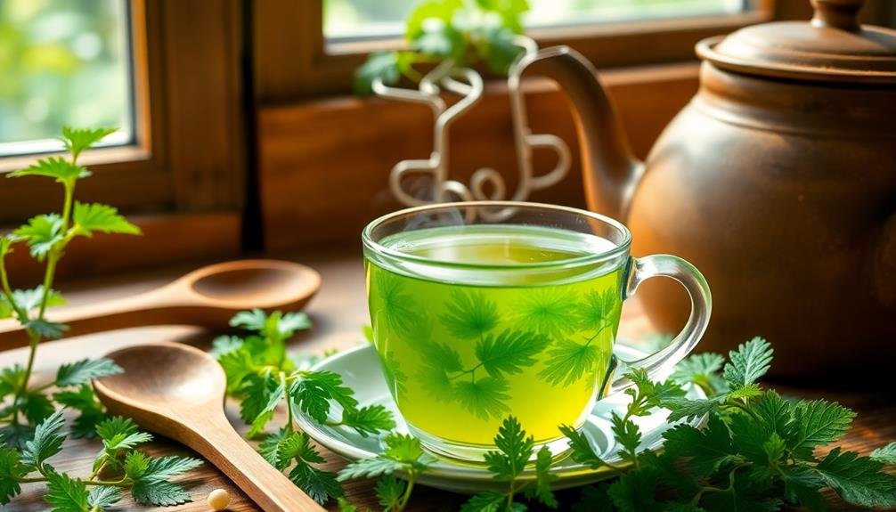 herbal infusion nettle tea
