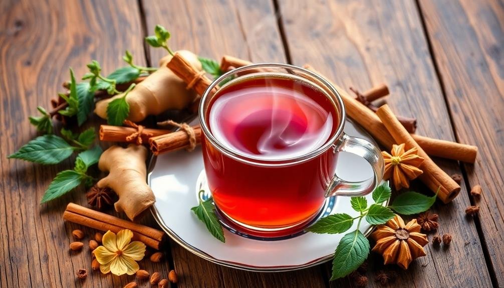 herbal infusion with spice