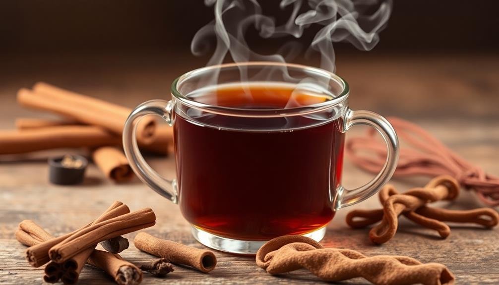 herbal licorice cinnamon tea