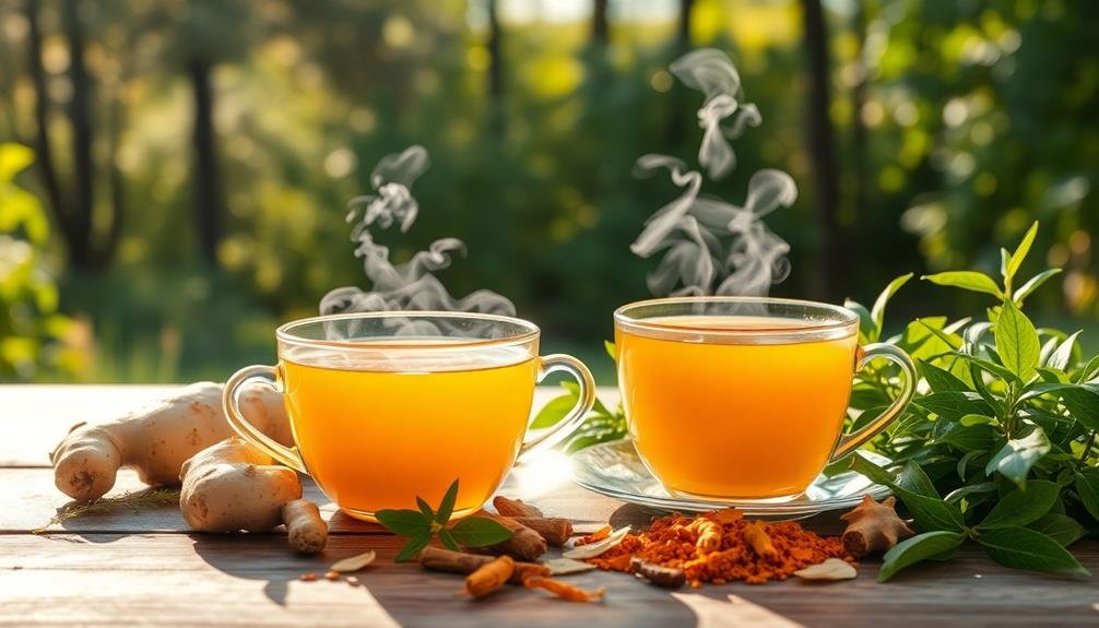 herbal tea alleviates joint pain