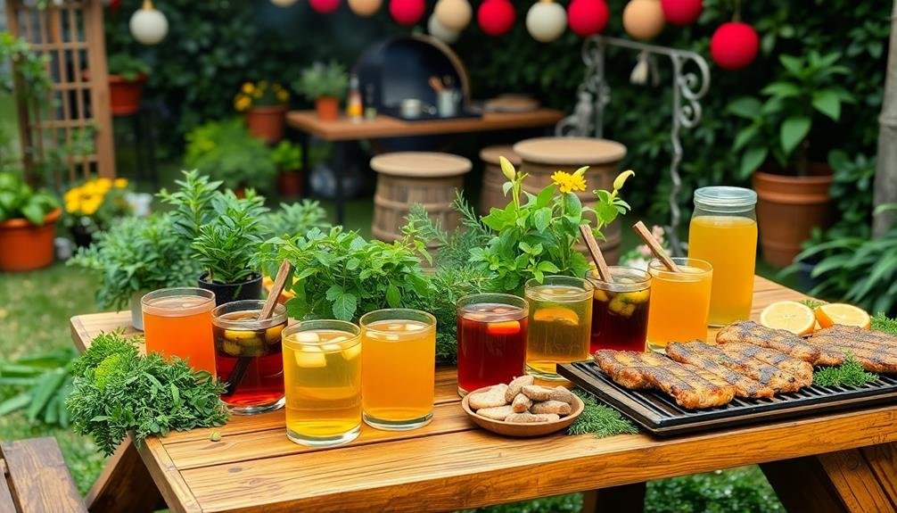 herbal tea bbq pairings