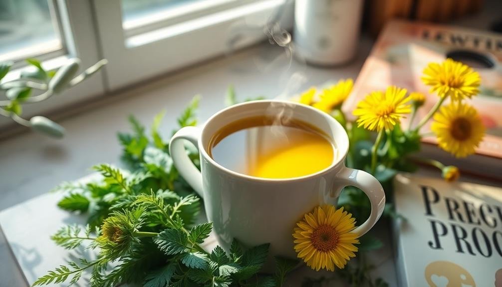 herbal tea blend infusion