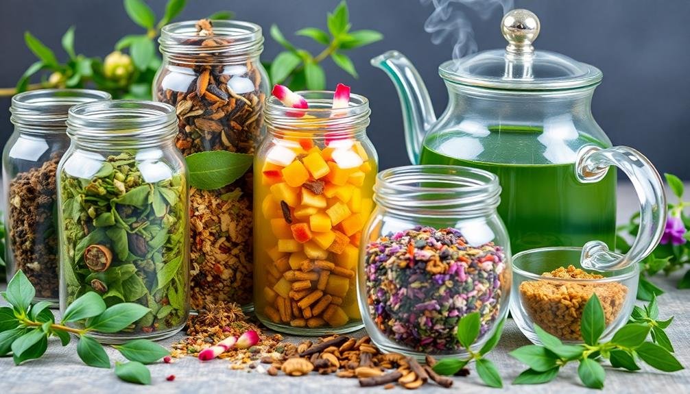 herbal tea blending ratios