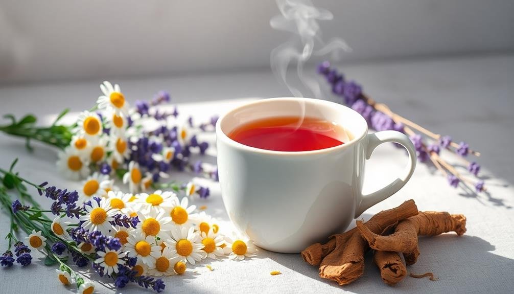 herbal tea promotes restful sleep