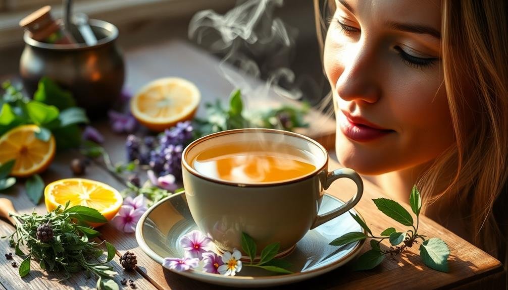 herbal tea skin benefits