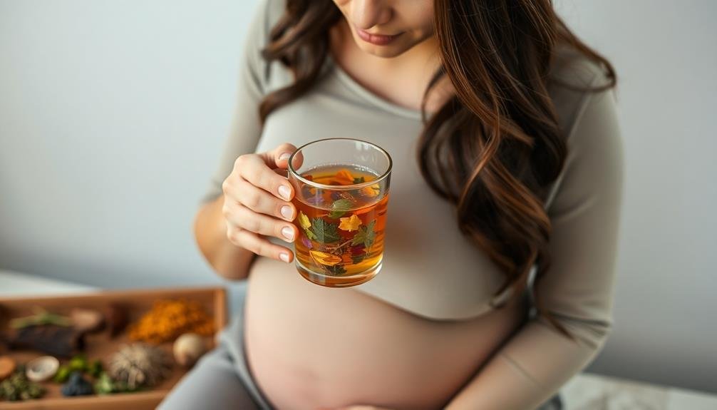 herbal teas support pregnancy health