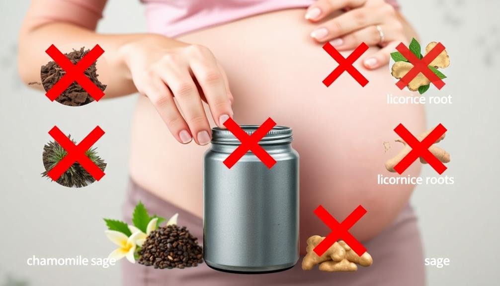 herbs to avoid pregnancy