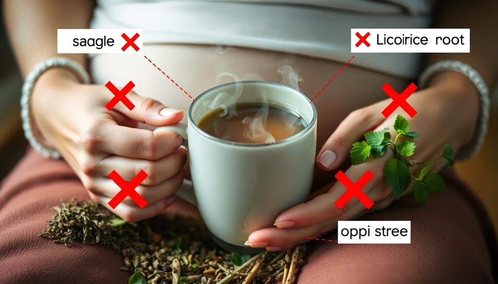 herbs unsafe during pregnancy