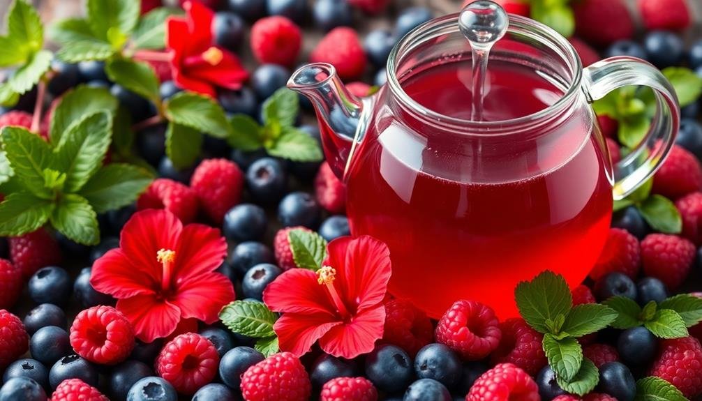 hibiscus berry refreshing drink