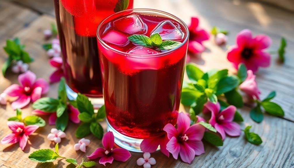 hibiscus mint herbal blend